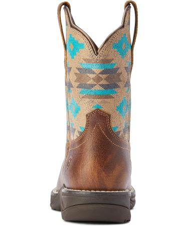 ARIAT Women's Anthem Shortie Savanna Western Boot 8 - Dry Taupe/Turquoise Aztec - Buy Online on SooperMarket.com