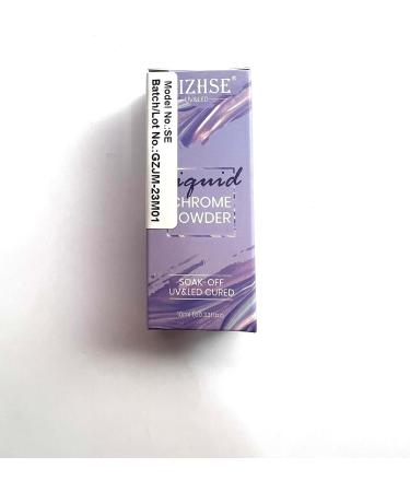 MIZHSE Nail Glitters Chrome Powder | Shiny Magic Mirror Effect | Soak off UV LED 10ml | DIY MJY007 - Buy Online on SooperMarket.com