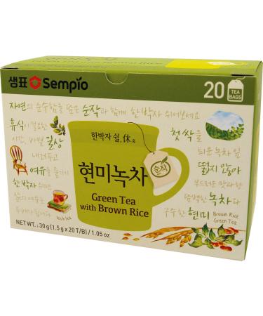 Sempio Green Tea with Brown Rice (1.5g x 20 T/B) 30g