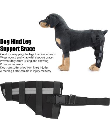 Dog Rear Leg Protector Dog Safe Neoprene Material Rear Leg Support Prevent Licking for Injury Recovery (L) - Buy Online on SooperMarket.com