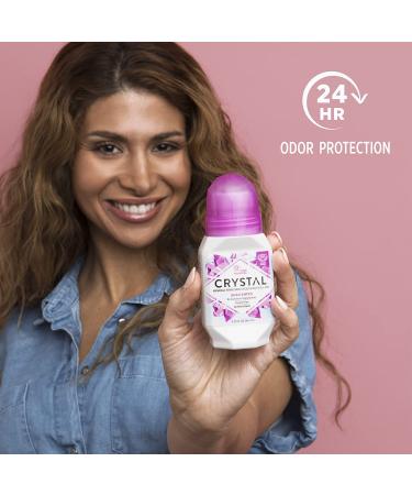 CRYSTAL Unscented Mineral Deodorant Roll-On - 24-Hour Odor Protection, Aluminum & Paraben Free, 2.25 FL OZ - Buy Online on SooperMarket.com