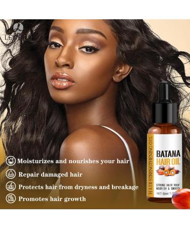 Go Ho Batana Oil for Hair Growth(50ml) Hair Growth Serum Hair Growth Oil with Castor Oil Coconut Oil for Women and Men Moisturizing & Strengthening Serum for Scalp & Hair Care - Buy Online on SooperMarket.com