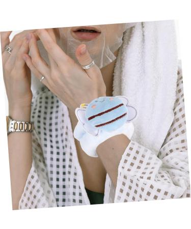 FRCOLOR 4pcs Face Wash Wristband Plush Hair Scrunchies Elastic Makeup Towel Adjustable Hair Band Elastic Scrunchy Ties Absorbent Wristbands Wash Arm Towel Flannel Elasticity South Korea - Buy Online on SooperMarket.com