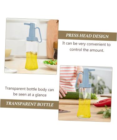 Ciieeo 4pcs Castor Silicone Container Oil Dispenser Bottle Kitchen Oil Bottle Glass Oil Storage Bottle Food Containers Olive Oil Dispenser Soda Glass Kitchen Supplies Multifunction 10.8X7.8X26.9CMx4pcs Bluex4pcs - Buy Online on SooperMarket.com