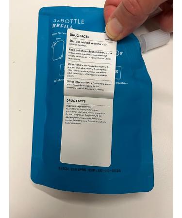 HAAN Hydrating Hand Sanitizer with Aloe Vera Refill - 3.4 floz | Moisturizing Fresh Morning Glory Scent - Buy Online on SooperMarket.com