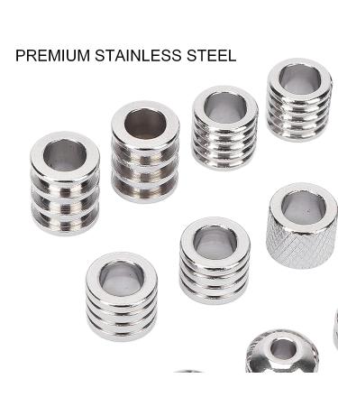 18PCS Stainless Steel Hair & Beard Beads for Braiding - Viking Style - Buy Online on SooperMarket.com