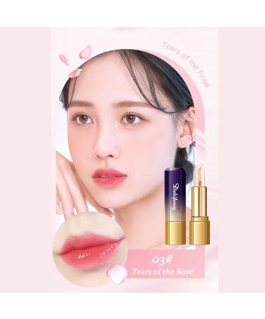 Jelly Lipstick Set - Color Changing Moisturizer Long Lasting Glossy Finish | 3 Pack Flower Lip Balm for All-Day Hydration - Buy Online on SooperMarket.com