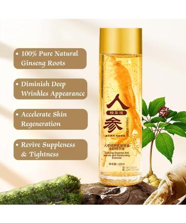 Ginseng Anti Wrinkle Serum Hydration Ginseng Essence Water Ginseng Face Serum Anti Aging Serum for Face Ginseng Extract Anti-Wrinkle Original Serum Oil Moisturize - Buy Online on SooperMarket.com