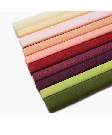 Lia Griffith Extra Fine Crepe Paper Folds Rolls, 10.7-Square Feet, Assorted Colors