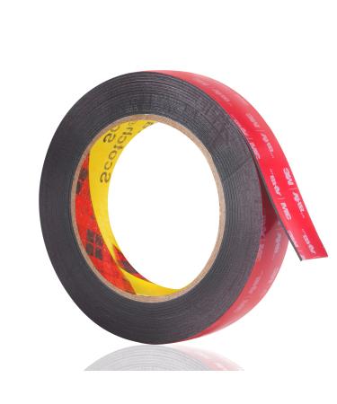 3M Double Sided Tape  Double Sided Tape Heavy Duty 16.5FT Length  0.98Inch Width for Car  Home Decor and Office Decor  Waterproof 3M Tape 4.7M/16.5FT