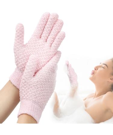JASSINS African Net Long Bath Sponge & Exfoliating Gloves Set - Pink - Buy Online on SooperMarket.com