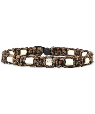 Custom EM Ceramic Collar for Dogs & Cats | Made with Original US Paracord | Camouflage 41-50 cm - Buy Online on SooperMarket.com