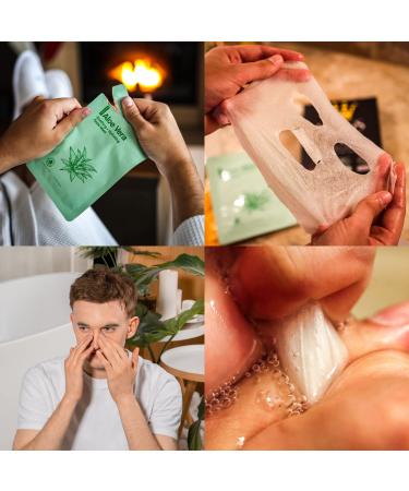 Kings Care Men's Face Mask Skin Care Kit (6 Pack) - Turmeric Anti-Acne & Aloe Vera Soothing, 2% BHA Salicylic Acid Sheet Mask - Hydrating, Brightening, Pore Refining - Buy Online on SooperMarket.com