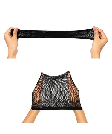 Blisstime Pack of 12 Black Wig Cap Open End Mesh Net Liner Weaving Cap - Buy Online on SooperMarket.com