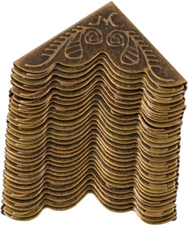 Gadpiparty Cabinet Shelf 30pcs Box Jewelry Boxes Vintage Decor Jewelry Accessories Corner Shelf Corner Guard Retro Box Metal 3.50X2.50X2.50CM As Shown - Buy Online on SooperMarket.com