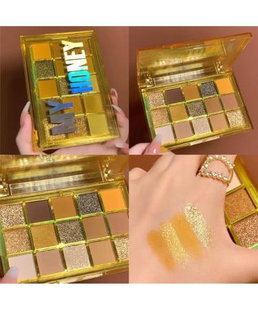 15 Colors Makeup Candy Party Eye Shadow Blue Reflective Palette Fruit Punch Palette Light Honey Makeup Palette Waterproof Long Lasting Ablue - Buy Online on SooperMarket.com