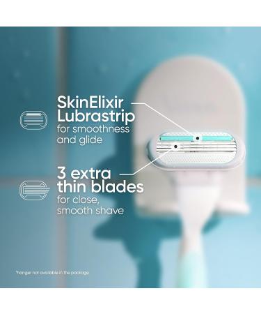 Gillette Venus Smooth Sensitive Women's Razor Blades - 4 Refills | Gentle and Effective Shaving - Buy Online on SooperMarket.com