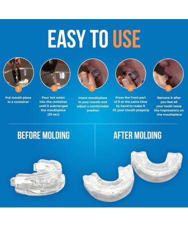 Anti Snoring Mouth Guard Adjustable Mouth Guard for Grinding Teeth & Stop Snoring a Reliable Sleep Guard for Snoring Man/Woman Transparent Mg001-transparent - Buy Online on SooperMarket.com