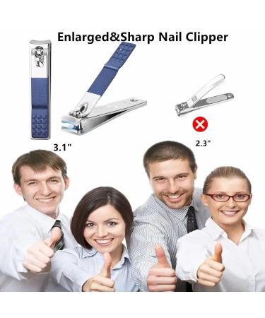 Premium Manicure Set for Men & Women | Portable Nail Clippers & Pedicure Tools | Grooming Kit | Perfect Gift for Husband & Friends - Buy Online on SooperMarket.com