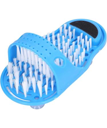 Shower Foot Scrubber for Simple Feet Cleaning Foot Washer for Shower Floor Mat with Suction Cups Removes Dead Skin Improves Relieves Pressure Blue - Buy Online on SooperMarket.com