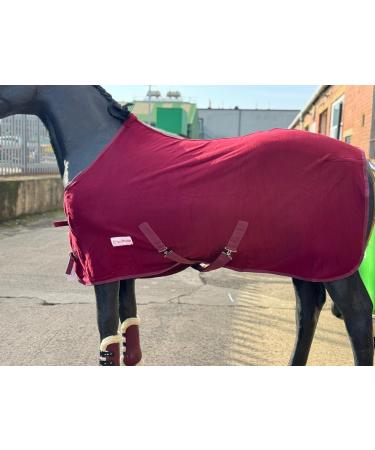 Equipride Horse Fleece Rug/Travel rug made on 260 gsm Fleece for Shetland Pony Horse Size 3'0" to 7'0" BURGUNDY (4'9")
