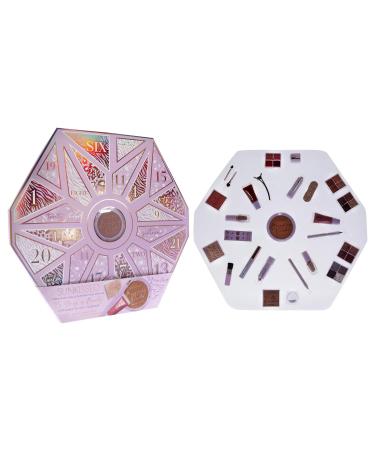 Sunkissed Christmas 25 Days of Beauty Gift Set - Vegan Face Lips and Eye Makeup with Nail Polishes & Brushes - 25 Premium Products for Gorgeous Holiday Looks - Buy Online on SooperMarket.com