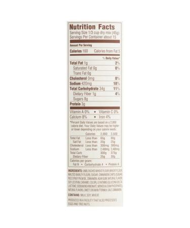 Cinnamon Bun Pancake and Waffle Mix - 24 oz - 1.5 lb - Pack of 1 - Delicious Breakfast Treat - Buy Online on SooperMarket.com