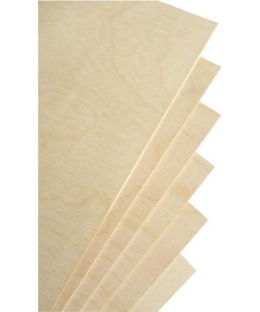 Premium Baltic Birch Plywood 3mm - 12x18 - 6 Flat Sheets - B/BB Grade Veneer for DIY Arts & Crafts, Woodworking, Laser Cutting Projects - Buy Online on SooperMarket.com