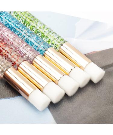Crystal Lash Shampoo Brushes - 30pcs Purple | Eyelash Extension Cleaning Brush for Deep Cleansing and Nose Pore | Soft Makeup Brush - Buy Online on SooperMarket.com