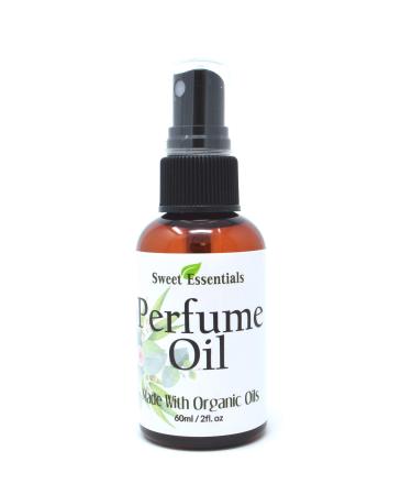 Sweet Essentials Jasmine & Fresh Mint | Fragrance/Perfume Oil | 2oz Made with Organic Oils - Spray on Perfume Oil - Alcohol & Preservative Free
