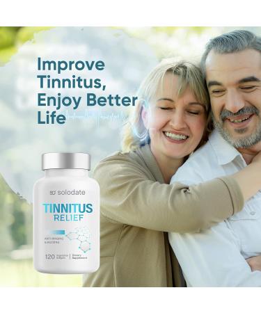 Tinnitus Relief Supplement - Ear Nutrition for Ringing Ears - 120 Capsules - Buy Online on SooperMarket.com
