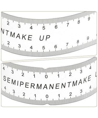 Milisten Eyebrow Stencil & Shaping Template - Reusable Microblading Ruler for DIY Makeup - Buy Online on SooperMarket.com