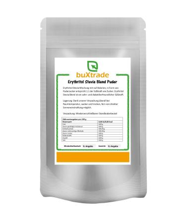 500 g | Erythritol + Stevia mixture POWDERED SUGAR | Erythritol | Sugar substitute | Calorie free | Buxtrade