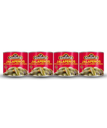 La Costea Whole Pickled Jalapeo Peppers 26 oz | Pack of 4 - Buy Online on SooperMarket.com