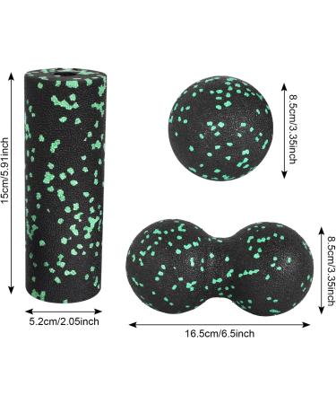 Fascia Set for Self-Massage | Foam Roller & Massage Ball Duo for Pain Relief | International Shipping - Buy Online on SooperMarket.com