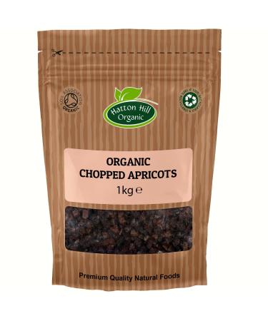 Organic Sun Dried Diced/Chopped Apricots 1kg by Hatton Hill Organic