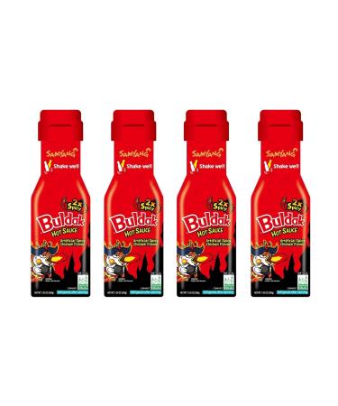 Samyang Extremely Spicy (Double Spicy) 2xSpicy Buldak Hot Chicken Flavour Sauce 200g Halal (Pack of 4) by CNMART