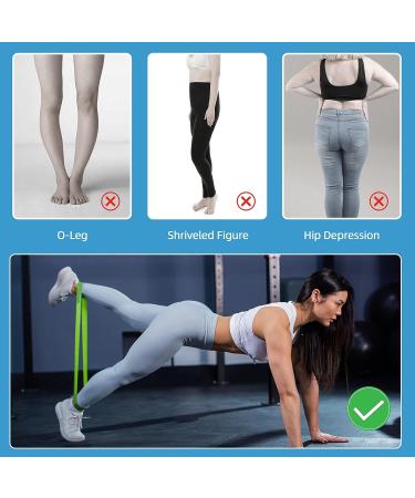 Set of 5 Resistance Loop Exercise Bands for Home Gym Workouts - Elastic Workout Bands for Strength Training - Fitness Accessories for Women and Men - Buy Online on SooperMarket.com