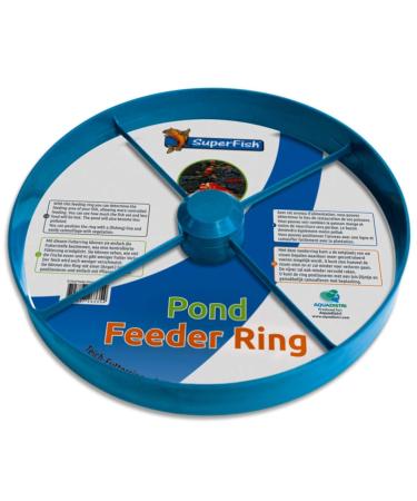 Pond Feeding Ring Floating Feeder Fish Garden Pond Diameter 23 cm
