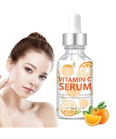 Tongyend Vitamin C Serum For Face Dark Spot Remover Facial Serum Vitamin C Serum With Hyaluronic Acid Retinol Niacinamide Anti Aging Face Serum for Smooth Fine Lines&Wrinkles &n Brighten