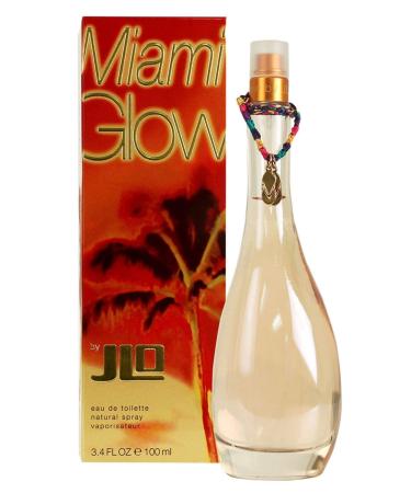 MIAMI GLOW BY JENNIFER LOPEZ 3.4 FL.OZ. EDT SPRAY FOR WOMEN. DESIGNER:JENNIFER LOPEZ Vanilla 3.4 Fl Oz (Pack of 1)