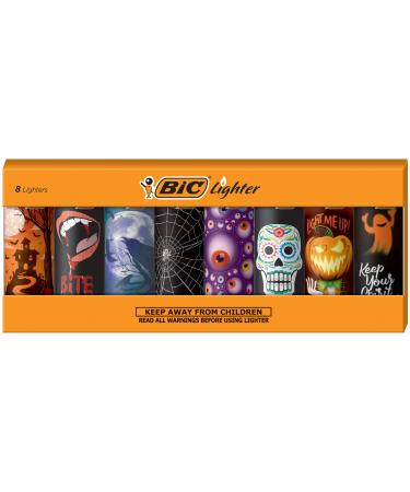 BIC Special Edition Spooky Series Lighters, Set of 8 Lighters