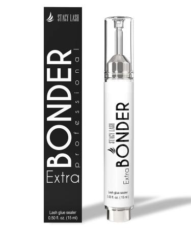 Stacy Lash Extra Bonder for Eyelash Extensions / 0.50 fl. oz. / 15ml / Super Sealer/Prevents Adhesive Shock Polymerization/Reduces Semi-Permanent Glue Fumes/Professional Use Only
