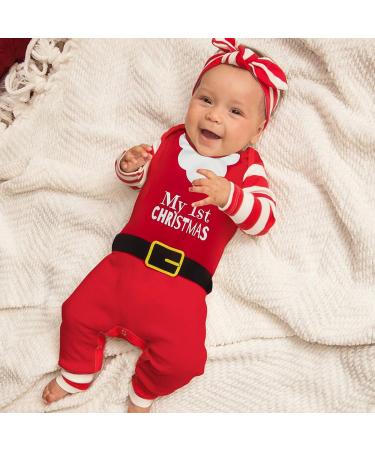 Loalirando My First Christmas Baby Romper 12-18 Months - Santa Claus Theme - Buy Online on SooperMarket.com