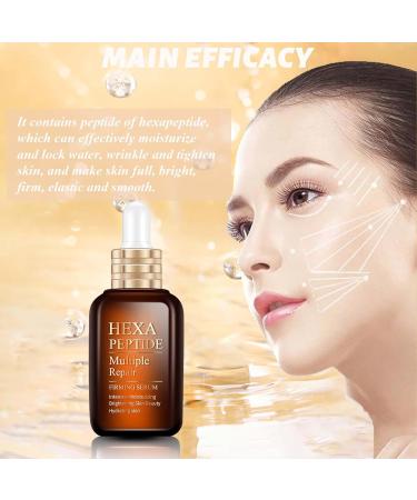 Trendyfave Peptides Serum Hexapeptide Face Serum Brightening Serum Moisturiser Face Anti Aging Peptide Hydrating Serum Repairs Skin Serums Skincare Reduce Fine Lines And Wrinkles - Buy Online on SooperMarket.com