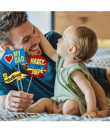 Neamou Dad Cupcake Toppers | Cake Cupcake Decorations - Cupcake Picks Cake Toppers Ake Cupcake Decorations Birthday Party Cake Decorations Toppers Picks - Buy Online on SooperMarket.com