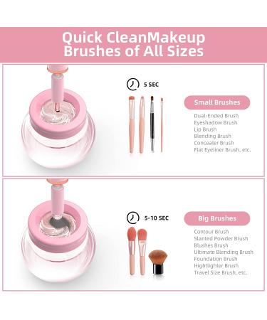 Neeyer Super-Fast Electric Makeup Brush Cleaner Dryer - Pink color - Buy Online on SooperMarket.com