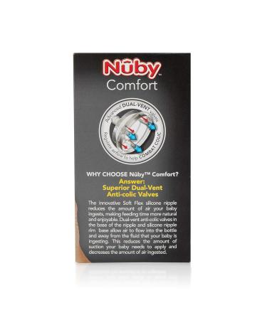 Nuby Comfort Soft Squeezable Silicone Bottle 5 Oz - Hygienic and Easy to Clean - Buy Online on SooperMarket.com