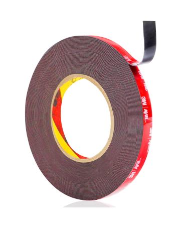LAPANDA 3M Double Sided Tape  Waterproof Heavy Duty Foam Tape  36FT Length  0.4 Inch Width for Car  Home Decor  Office Decor 36.5FT