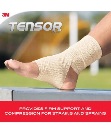 Tensor Elastic Bandage Wrap 3-Inch Beige with Clips 3 in - Buy Online on SooperMarket.com